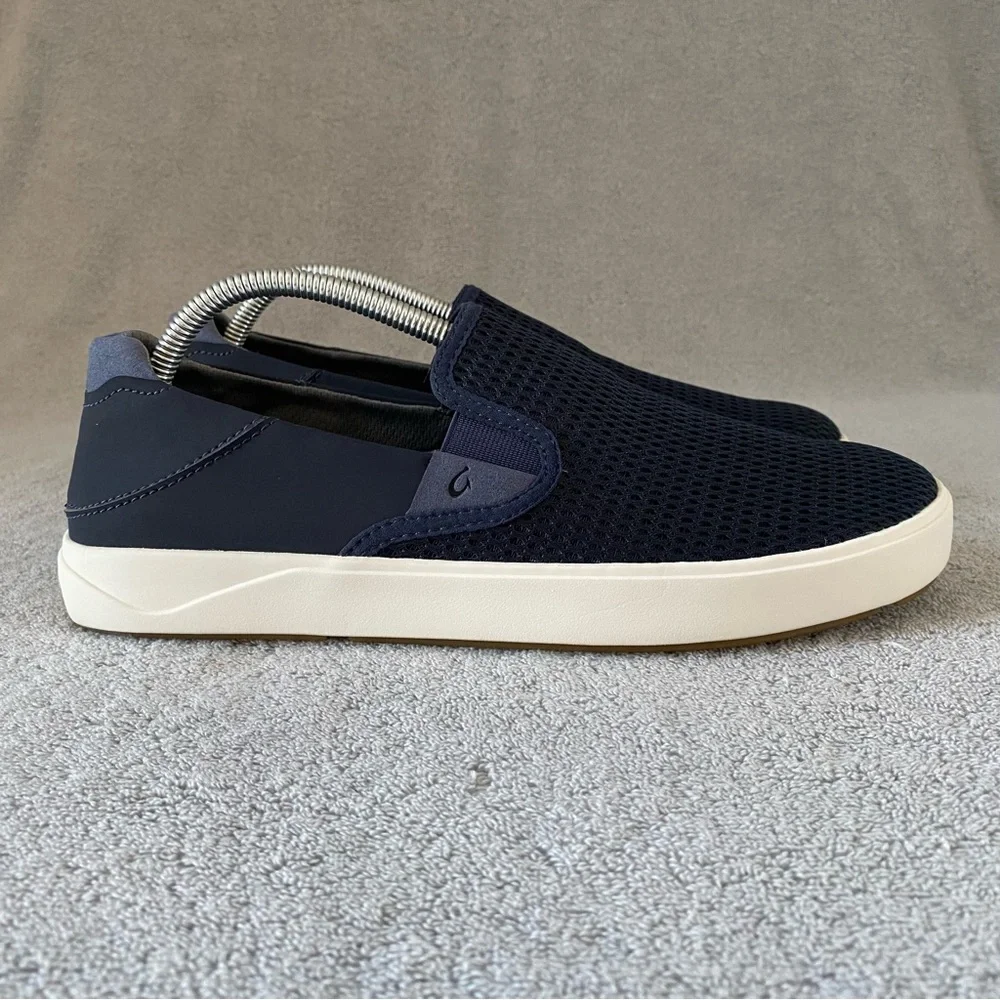 OluKai Shoes Mens 10 Blue Lae’ahi Slip On Casual Mesh Loafer Sneaker 10443-TFTF - Picture 1 of 7